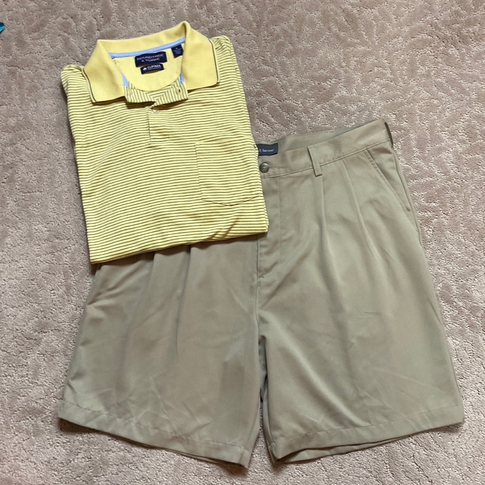 Croft and barrow khaki shorts size 36